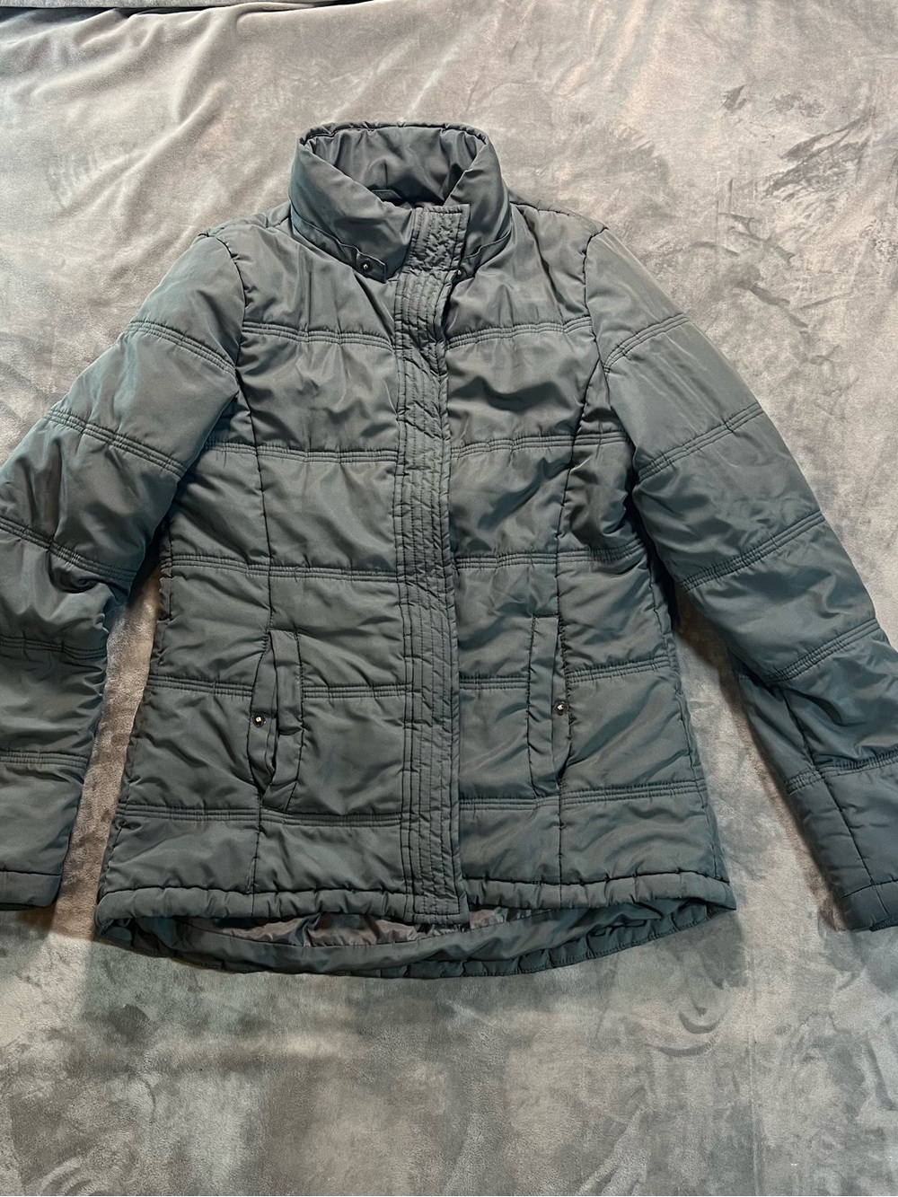 Glassons Dark Gray Quilted Jacket